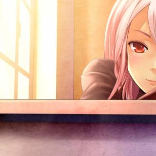 Anime girls blushing wallpaper