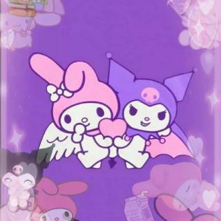 My Melody x Kuromi wallpaper