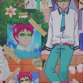 Saiki K aesthetic wallpaper