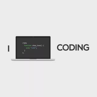 Laptop coding wallpaper
