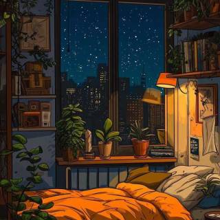 Room night wallpaper