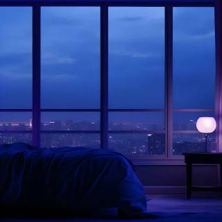 Room night wallpaper