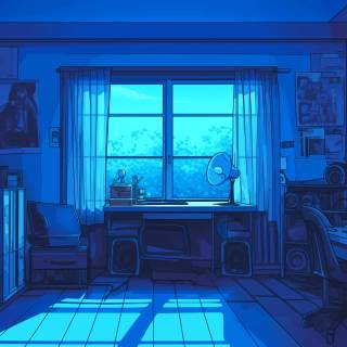 Room night wallpaper