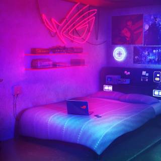 Room night wallpaper