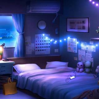 Room night wallpaper