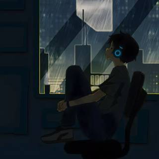 Room night wallpaper