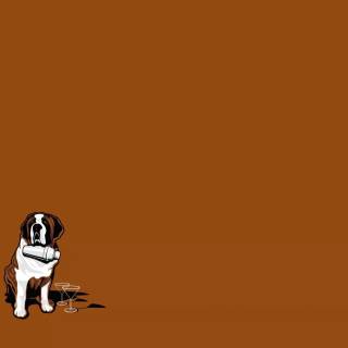 Minimal dog wallpaper