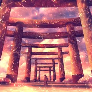 Shrine anime wallpaper