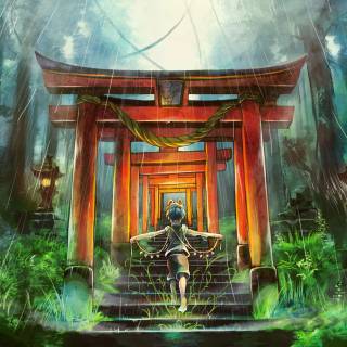 Shrine anime wallpaper