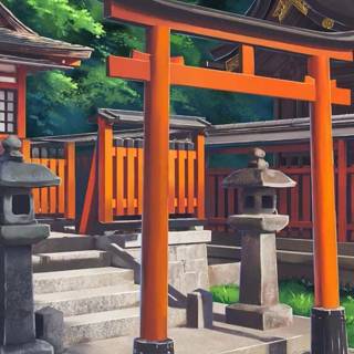 Shrine anime wallpaper
