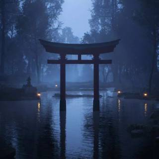 Shrine anime wallpaper