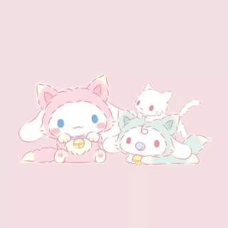 Pink Cinnamoroll wallpaper
