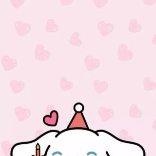 Pink Cinnamoroll wallpaper