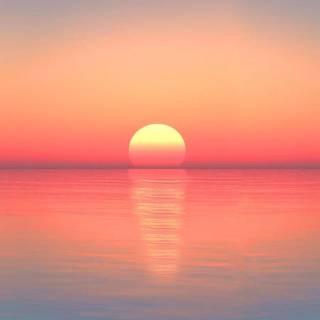 Simple sunset wallpaper