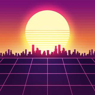 Simple sunset wallpaper