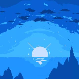 Simple sunset wallpaper