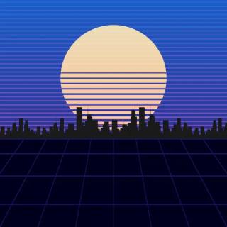 Simple sunset wallpaper