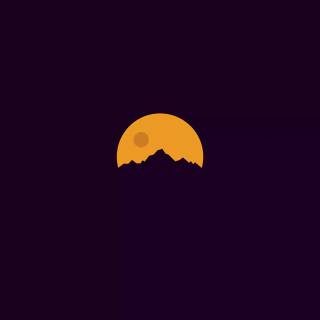 Simple sunset wallpaper