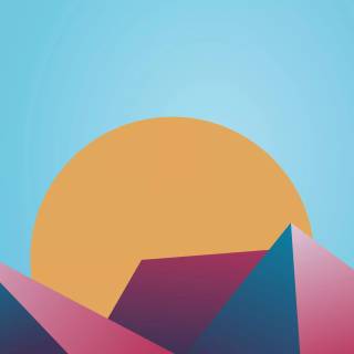 Simple sunset wallpaper