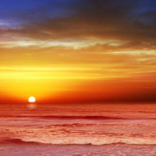 Simple sunset wallpaper