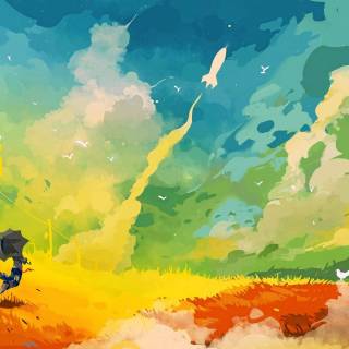 Painting PC wallpaper