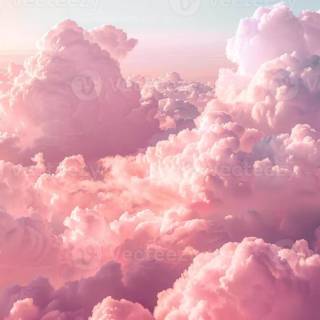 Pink sky desktop wallpaper