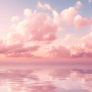 Pink sky desktop wallpaper