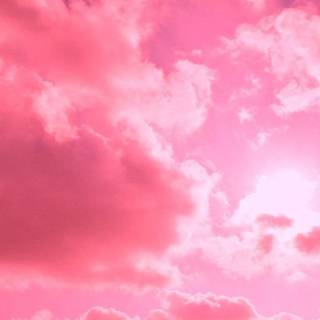 Pink sky desktop wallpaper