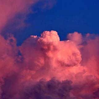 Pink sky desktop wallpaper