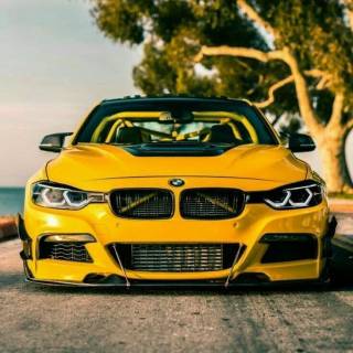 BMW yellow wallpaper