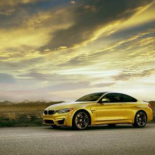 BMW yellow wallpaper