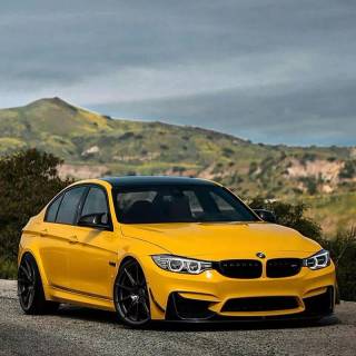 BMW yellow wallpaper