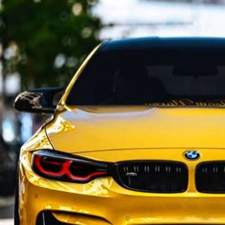 BMW yellow wallpaper