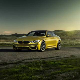 BMW yellow wallpaper
