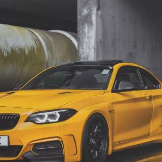 BMW yellow wallpaper
