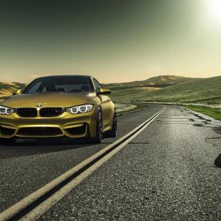 BMW yellow wallpaper
