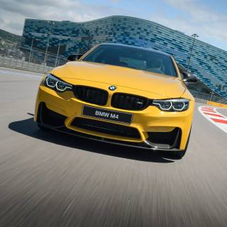 BMW yellow wallpaper