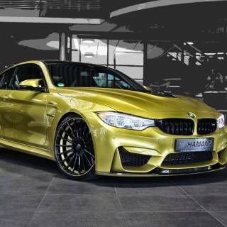 BMW yellow wallpaper