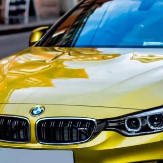 BMW yellow wallpaper