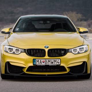BMW yellow wallpaper