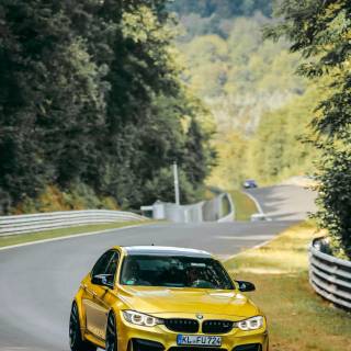 BMW yellow wallpaper