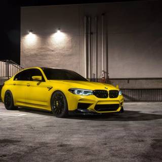 BMW yellow wallpaper