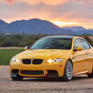 BMW yellow wallpaper