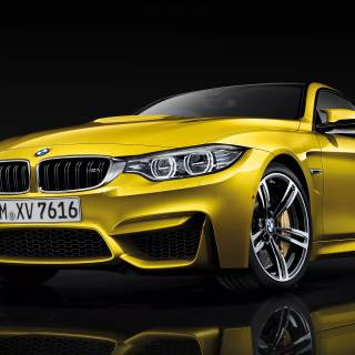 BMW yellow wallpaper