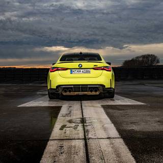 BMW yellow wallpaper