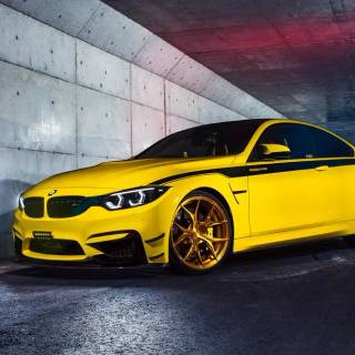 BMW yellow wallpaper