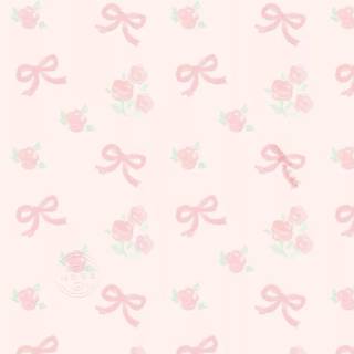 Bow pink wallpaper
