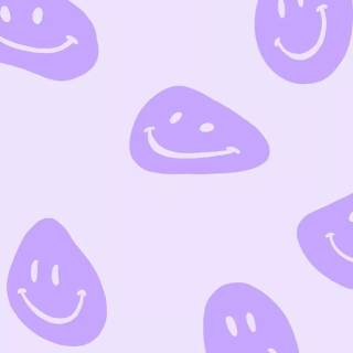 Purple smile wallpaper