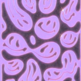 Purple smile wallpaper