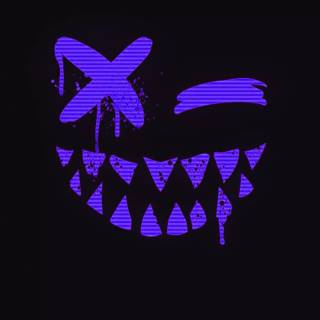 Purple smile wallpaper